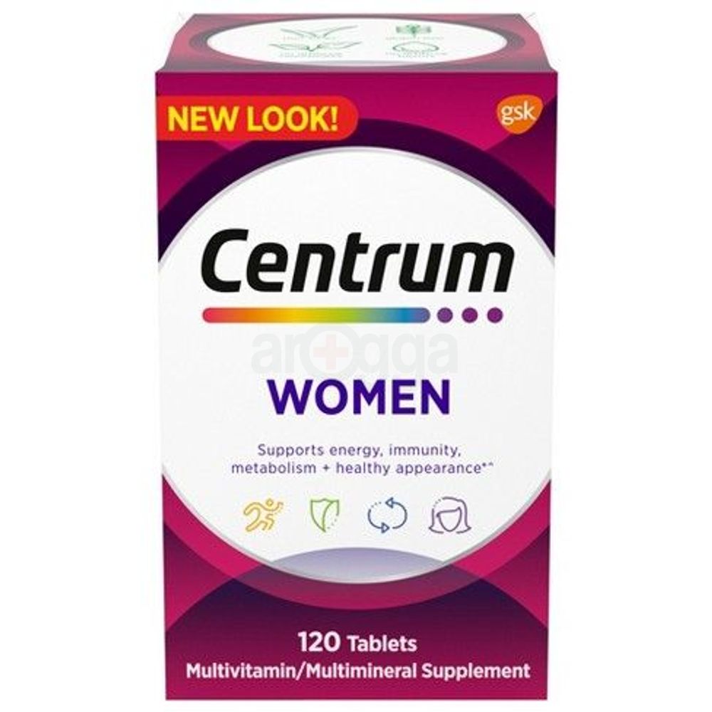Centrum Women Multivitamin Supplement 120 Tablets