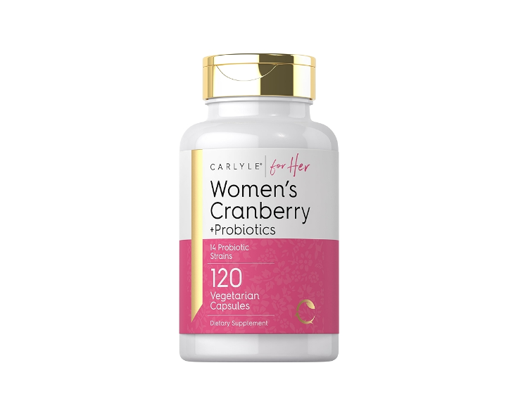 Carlyle Women's Probiotics + Cranberry 120 Capsules